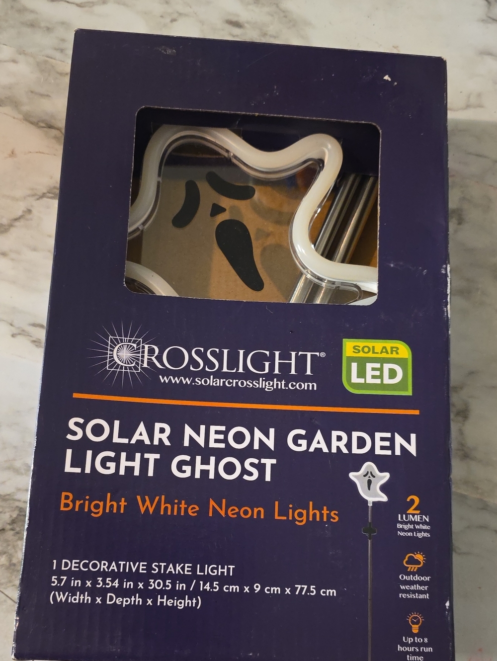 SOLAR NEON GARDEN LIGHT GHOST